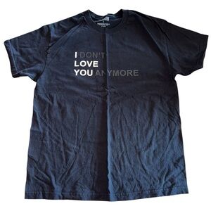I Don’t Love You Anymore Black Men's Short Sleeve T-Shirt L